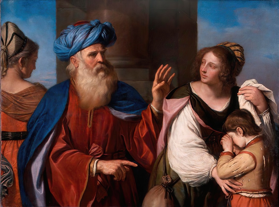 Guercino - Abraham Casting out Hagar and Ishmael