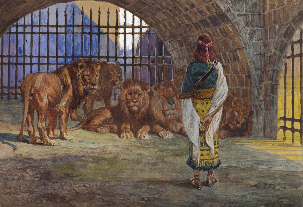 James Tissot - Daniel in the Lions’ Den