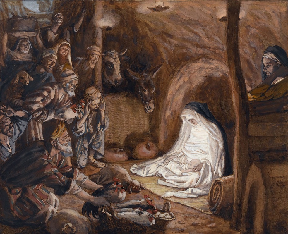 James Tissot - The Adoration of the Shepherds