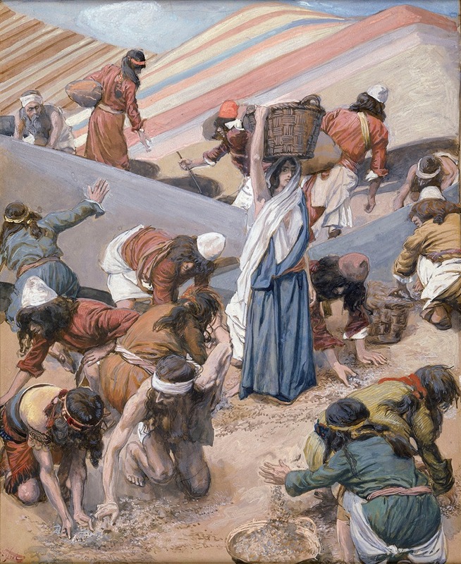 James Tissot - The Gathering of the Manna