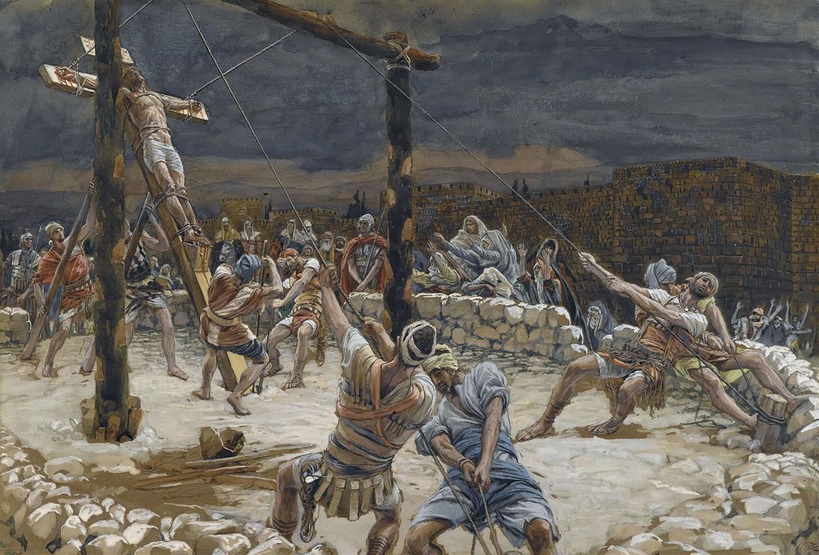 James Tissot - The Raising of the Cross