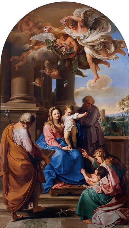 Pompeo Batoni - Madonna and Child with Saints Joseph, Zacharias and Elisabeth and the Infant Saint John