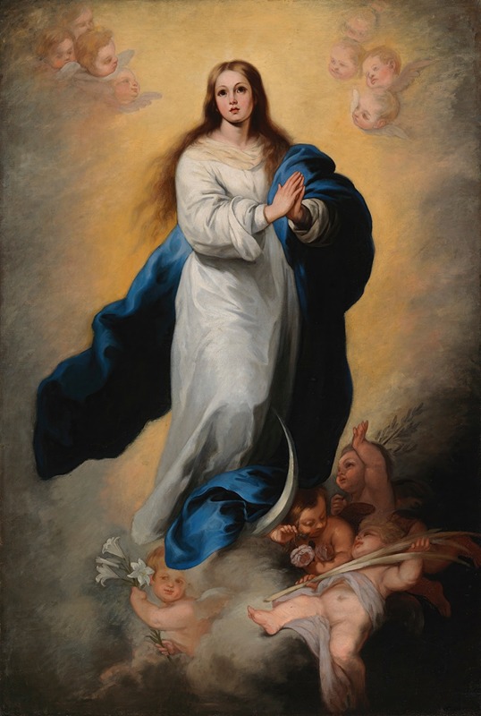 Anonymous - The Immaculate Conception Of Escorial, Copy After Murillo