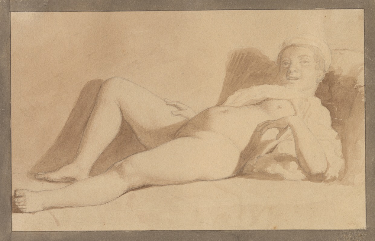 Christoffer Wilhelm Eckersberg - Reclining Female Nude