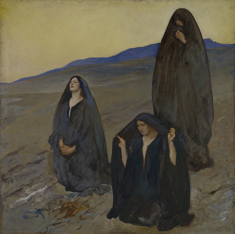Edwin Austin Abbey - The Three Marys