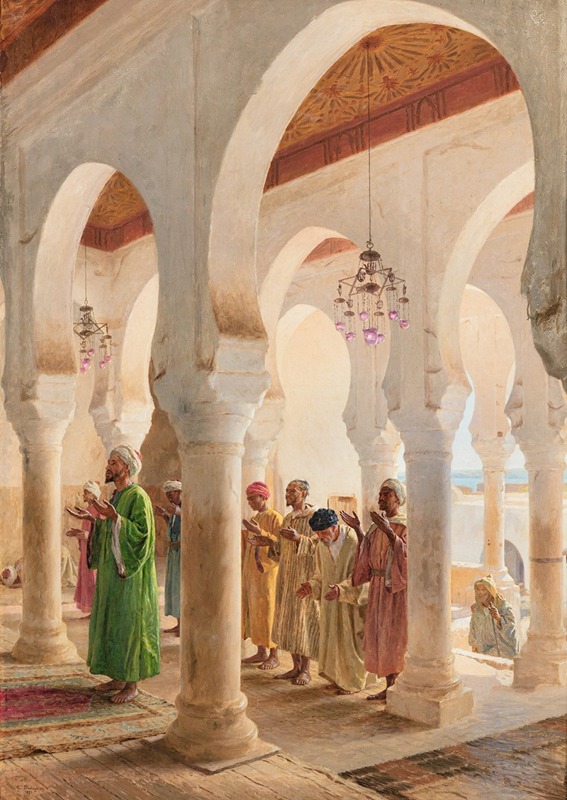 Georges Bretegnier - The Hour Of Prayer, Tangier