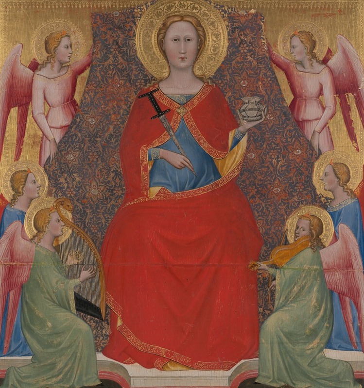 Giovanni di Bartolomeo Cristiani - Saint Lucy Enthroned