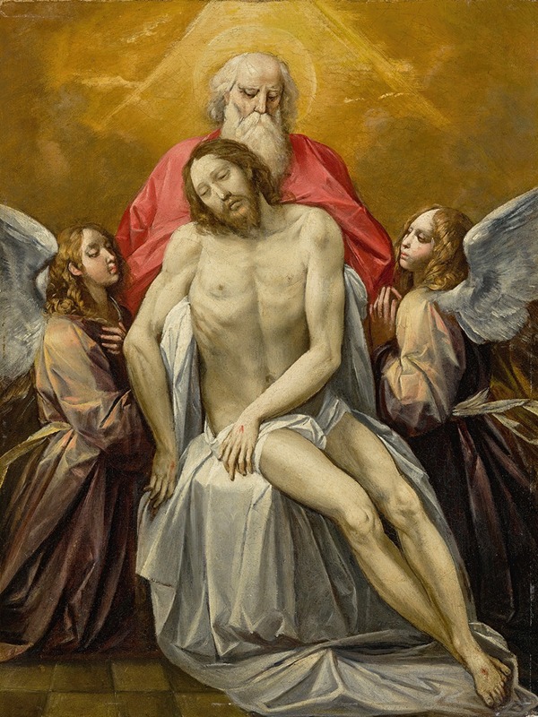 Giuseppe Cesari - The Dead Christ Supported By God The Father And Two Angels