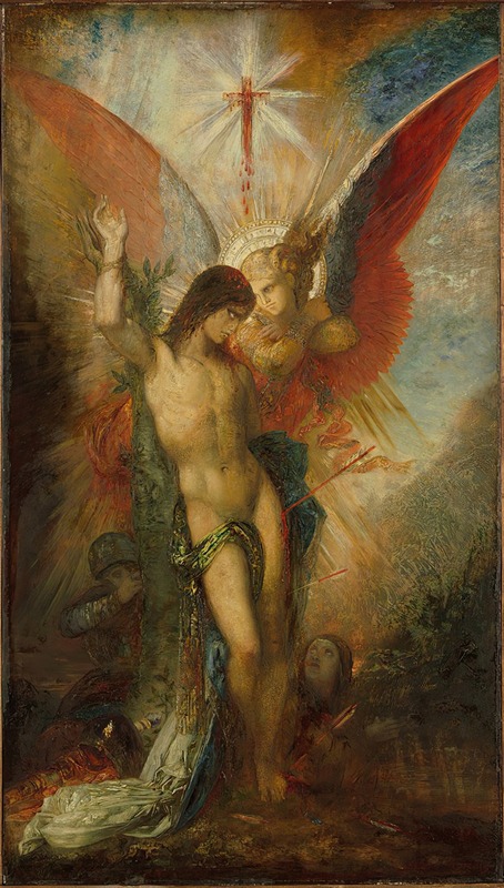 Gustave Moreau - Saint Sebastian And The Angel