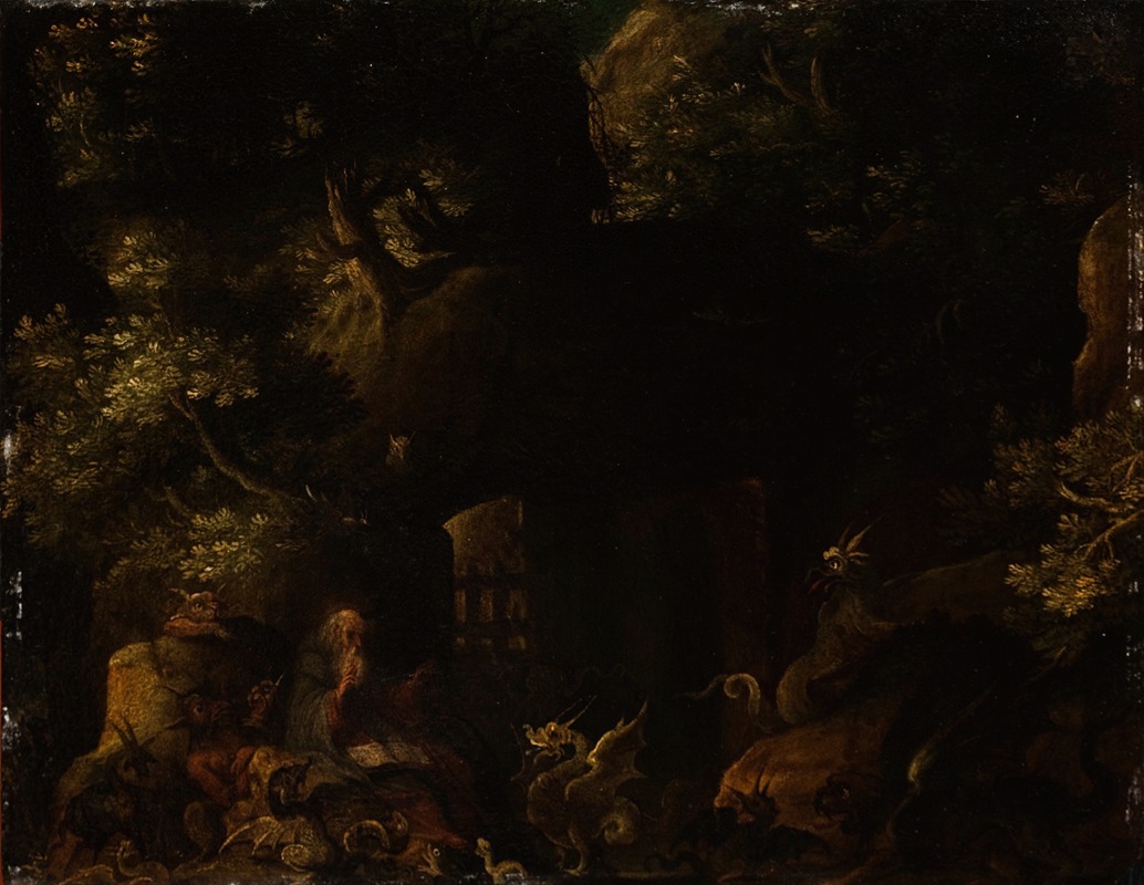 Jan Brueghel The Elder - The Temptation Of St Anthony