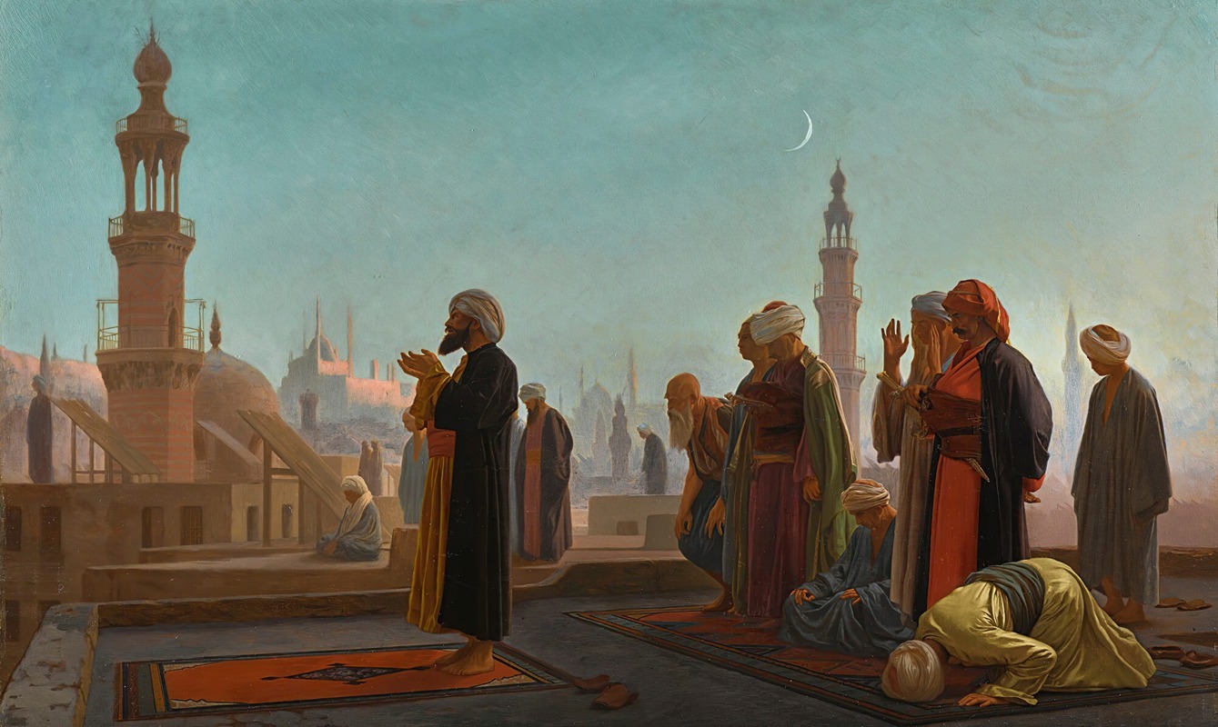 Jean-Léon Gérôme - Evening Prayer, Cairo