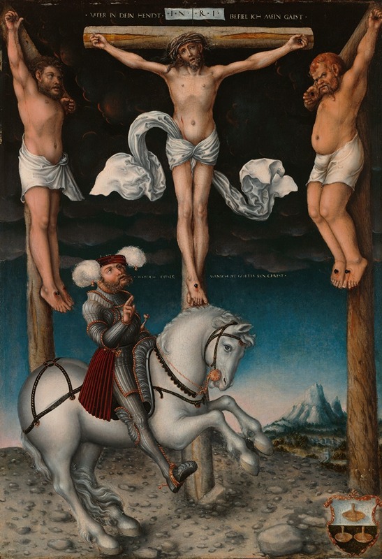 Lucas Cranach the Elder - The Crucifixion with the Converted Centurion