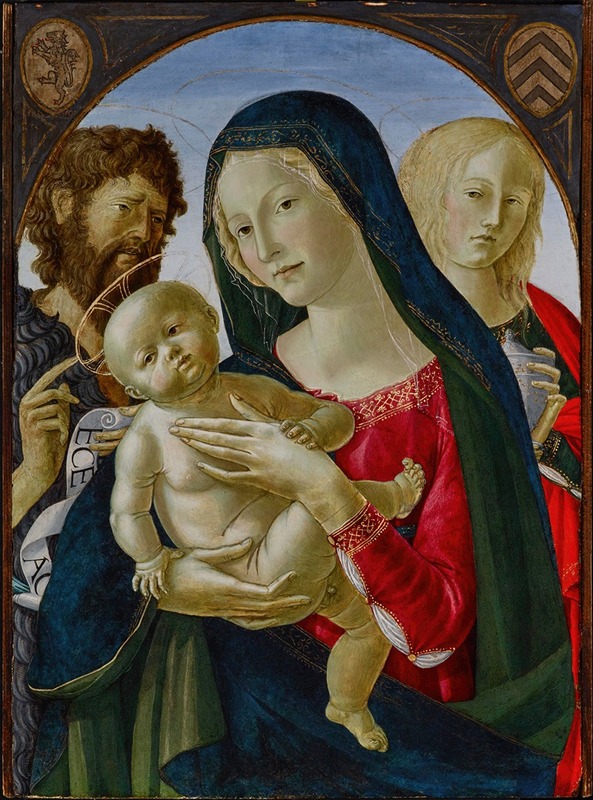 Neroccio di Bartolommeo de' Landi - Madonna And Child With St. John The Baptist And St. Mary Magdalene