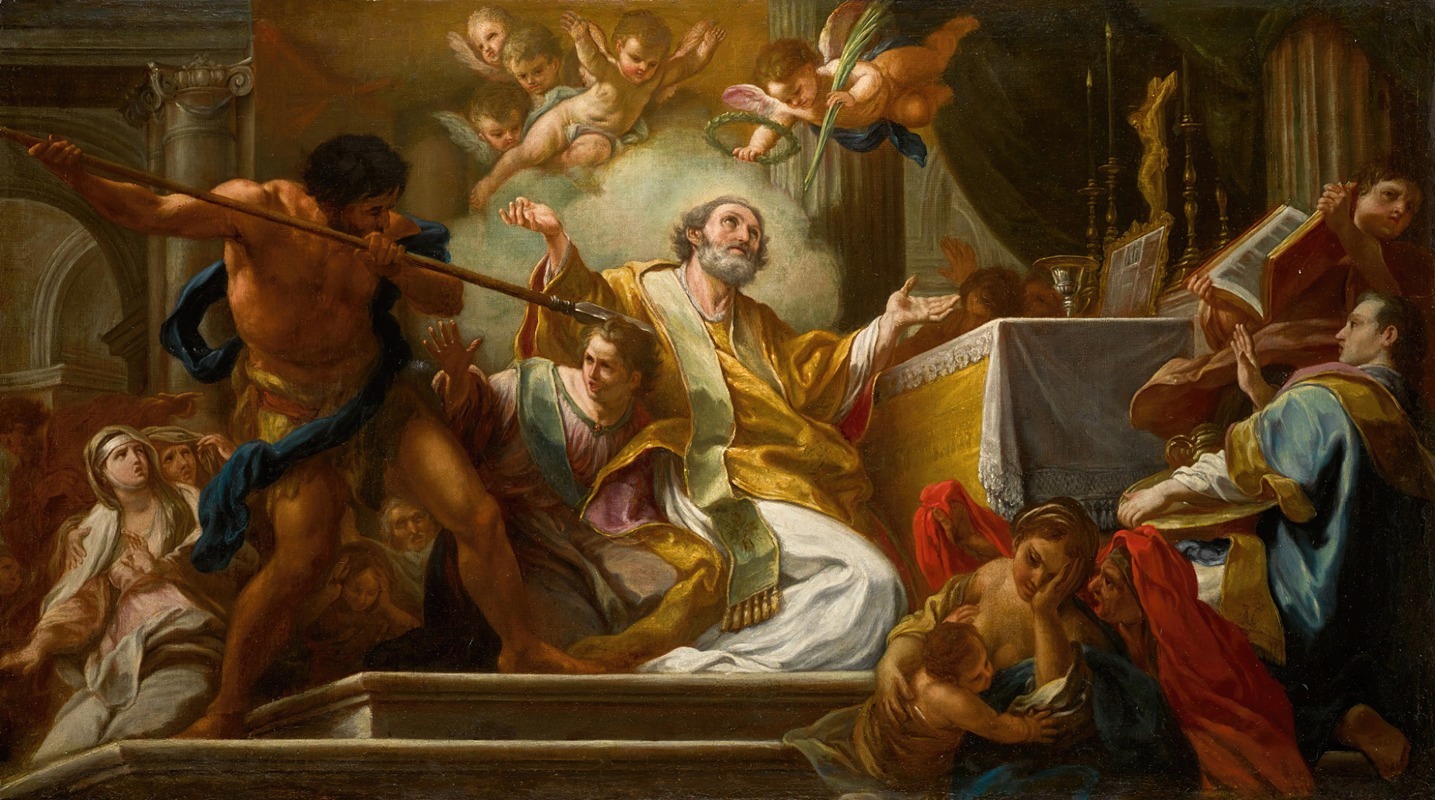 Sebastiano Conca - The Martyrdom Of Saint Matthew