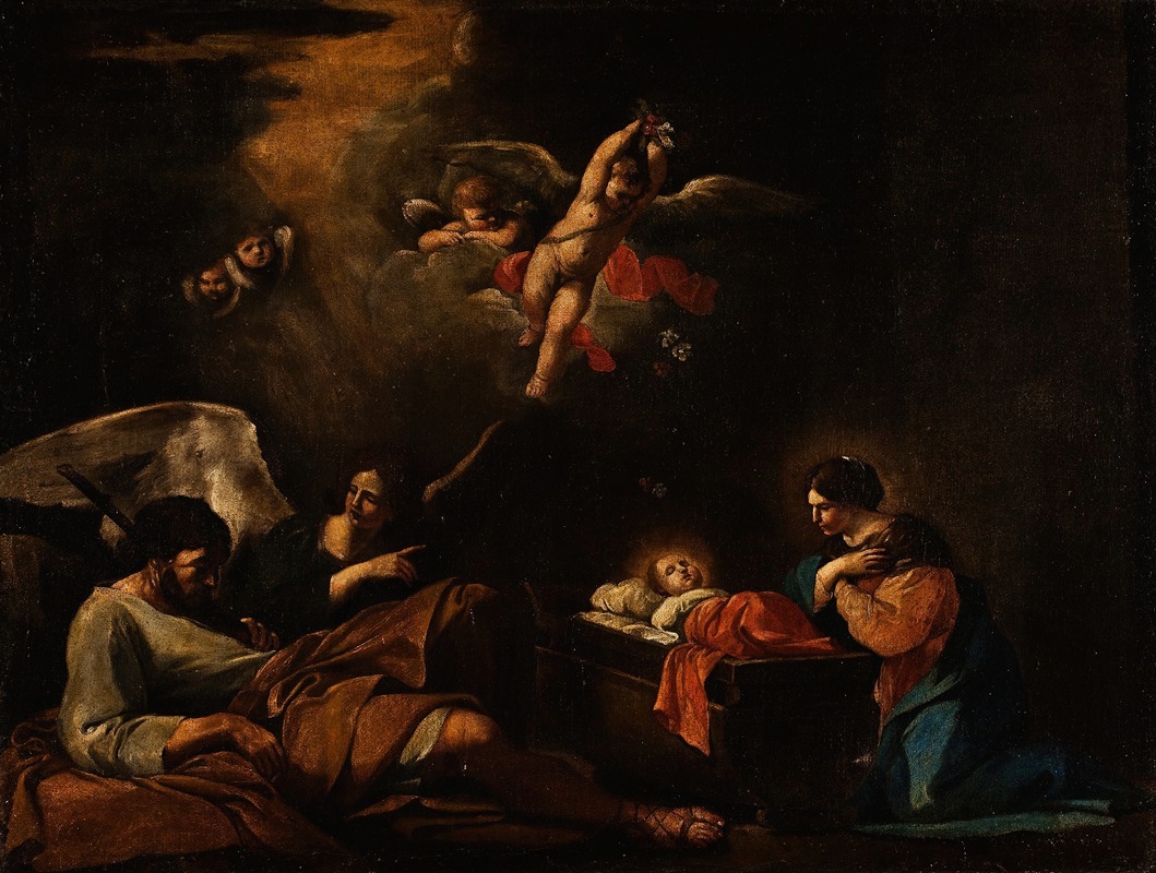 The Dream Of St Joseph by Anonymous - Artvee
