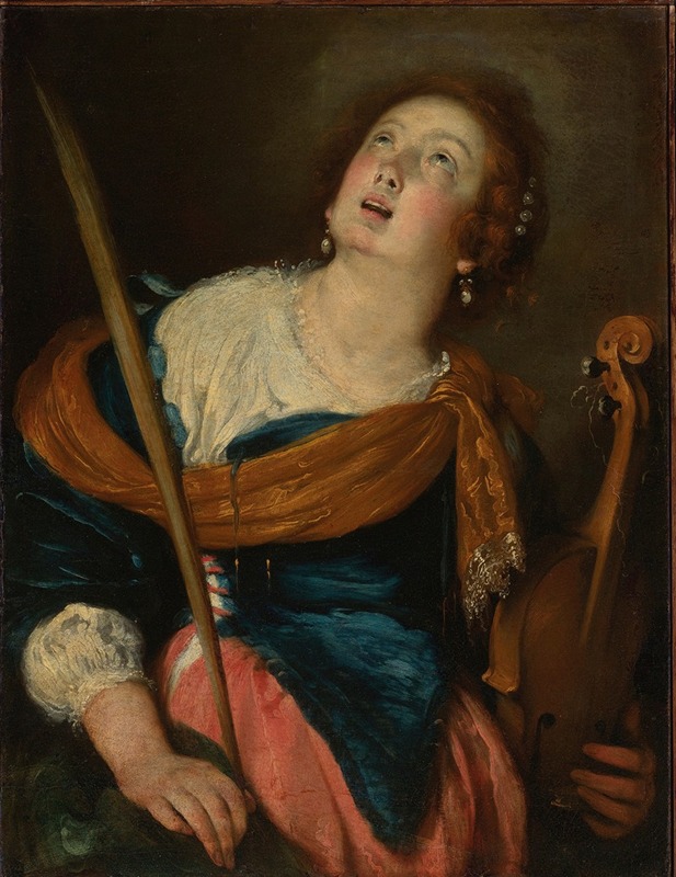 Bernardo Strozzi - Saint Cecilia