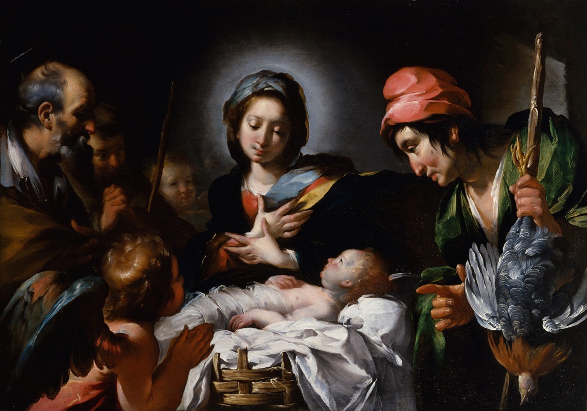 Bernardo Strozzi - Adoration Of The Shepherds