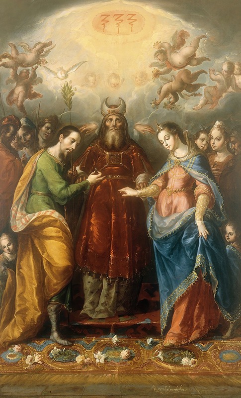 Cristóbal De Villalpando - The Betrothal Of The Virgin To Saint Joseph
