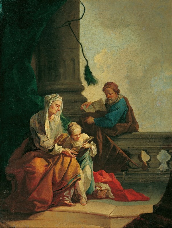 Daniel Gran - Unterweisung Mariens Durch Joachim Und Anna
