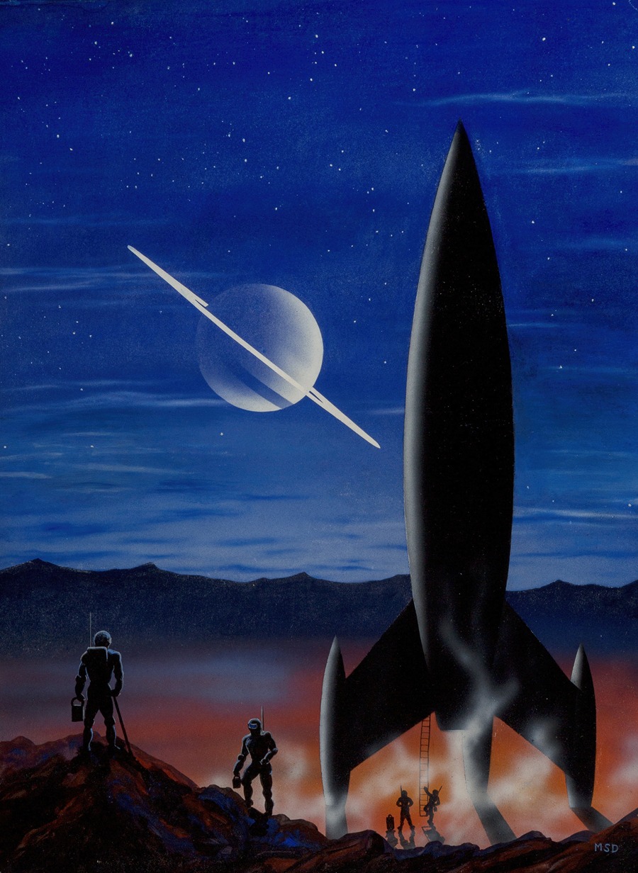 Morris Scott Dollens - Night on Titan, Venture Science Fiction