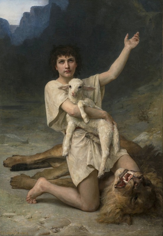 Elizabeth Jane Gardner Bouguereau - The Shepherd David