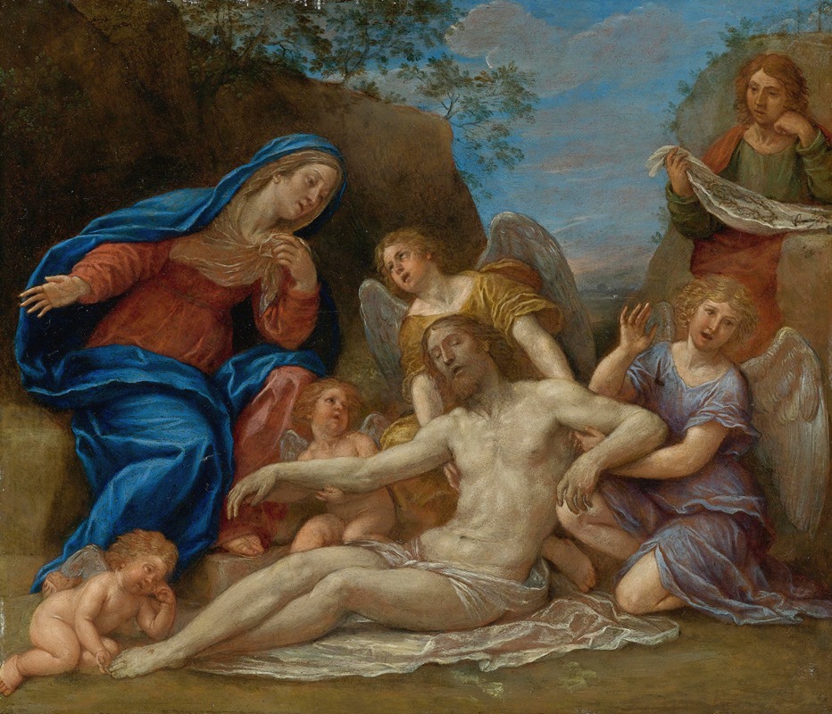 Francesco Albani - Lamentation With The Virgin, St. John And Angels