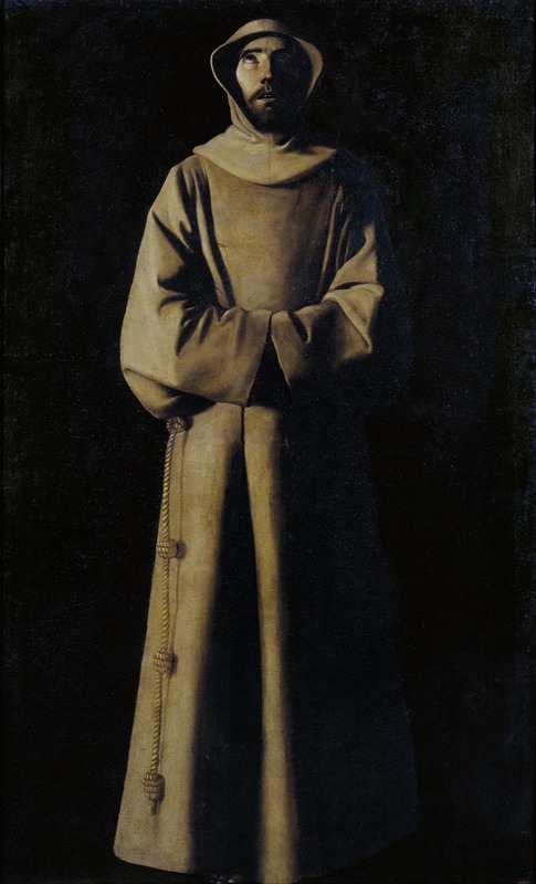 Francisco de Zurbarán - Saint Francis Of Assisi According To Pope Nicholas V’s Vision