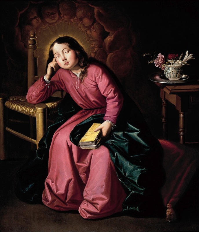 Francisco de Zurbarán - The Child Virgin Asleep