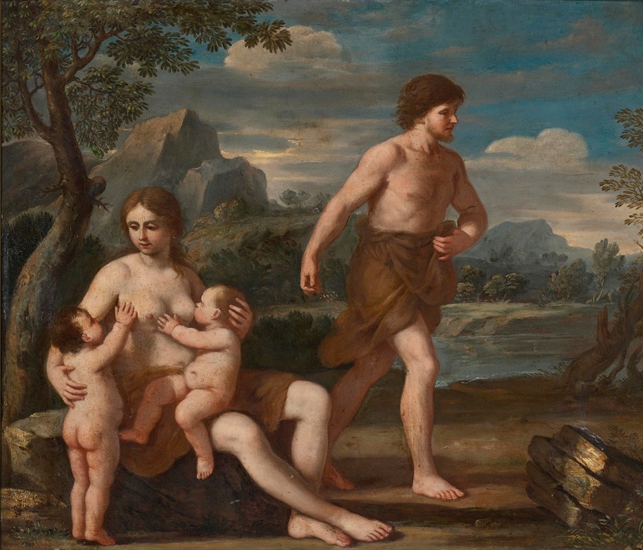 Giacinto Gimignani - Adam And Eve With Cain And Abel