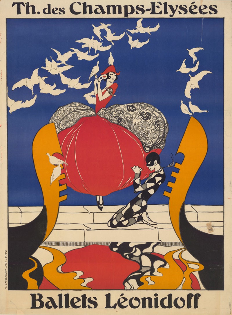 Imp. H. Chachoin - Théâtre des Champs-Élysées. Ballet Léonidoff