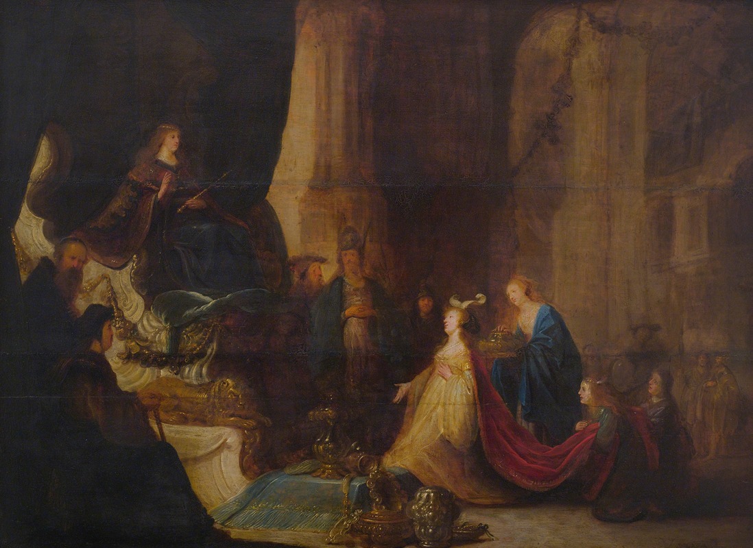 Jacob Willemsz. de Wet - The Queen Of Sheba Before King Salomon