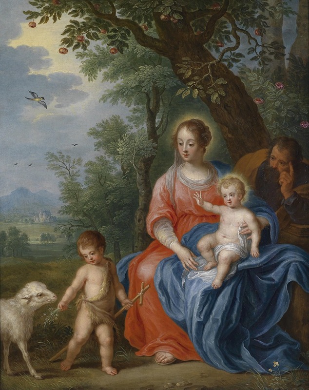 Jan Brueghel the Younger - De Heilige Familie Met Johannes