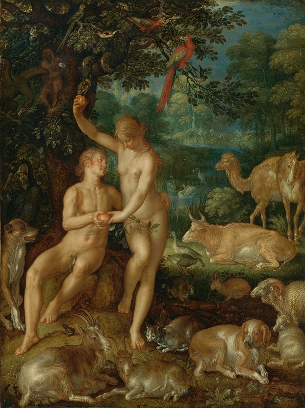 Joachim Wtewael - Adam And Eve