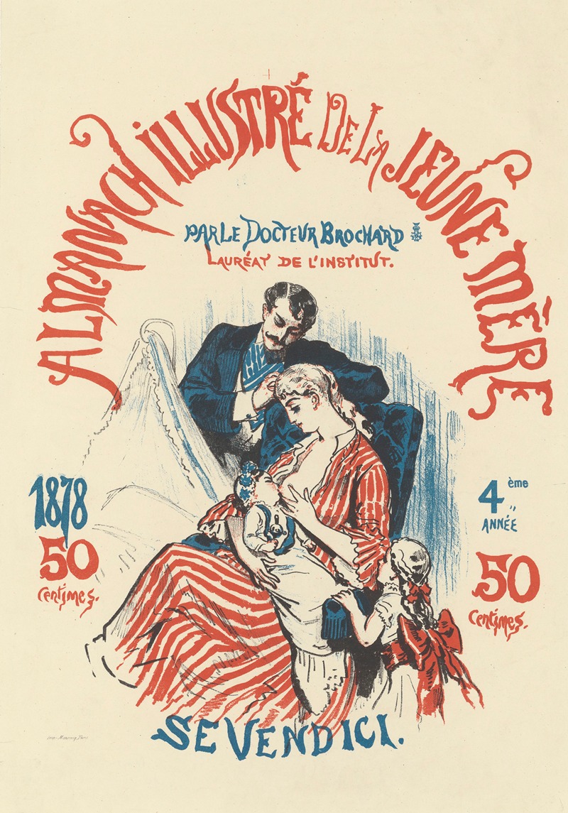 Imp. Monrocq - Almanach illustré de la jeune mère par le docteur Brochard
