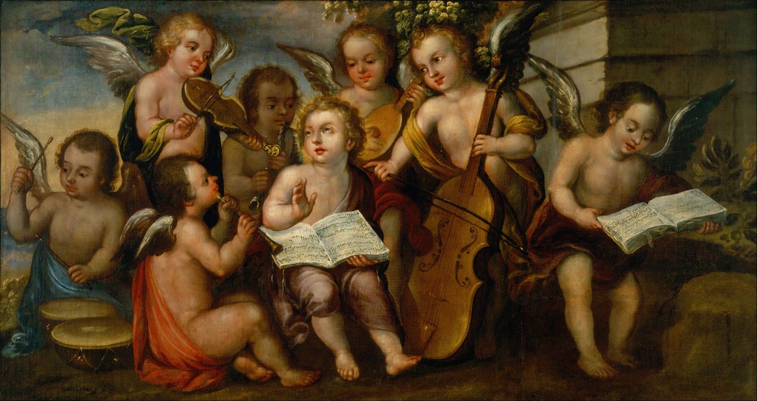 Juan Correa - The Infant Jesús with Angelic Musicians