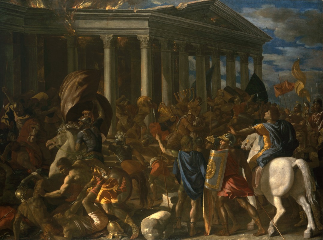 Nicolas Poussin - The Destruction And Sack Of The Temple Of Jerusalem