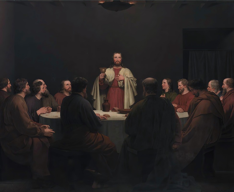 Christoffer Wilhelm Eckersberg - The Last Supper