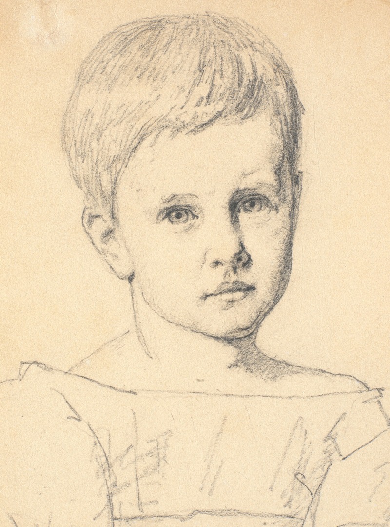 Christen Købke - Portræt af Sophie Frimodt som barn