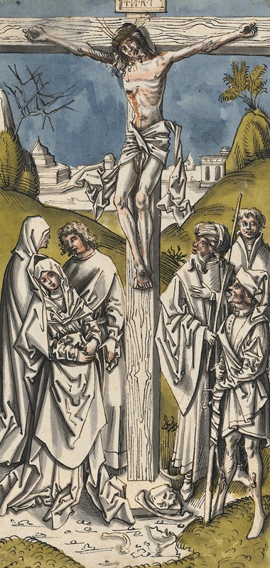 Circle Of Hans Holbein The Elder - Crucifixion of Christ