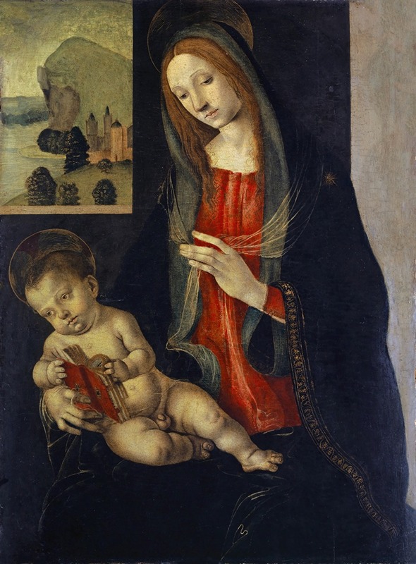 Follower of Filippo Lippi - The Virgin with Child