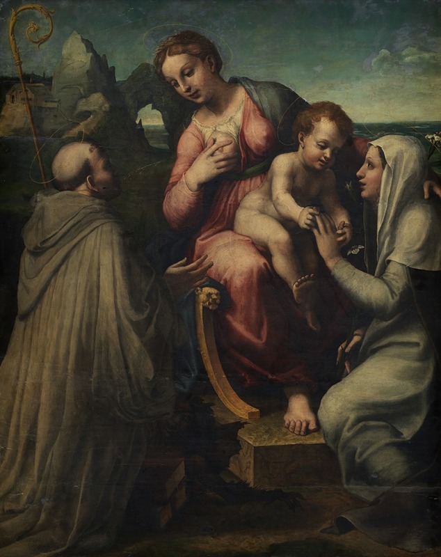 Francesco Menzocchi - The Madonna and Child with Saints