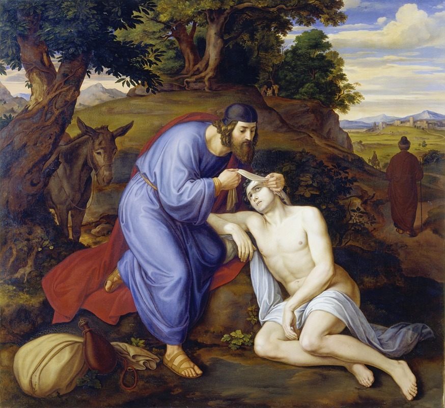 Friedrich von Olivier - The Good Samaritan