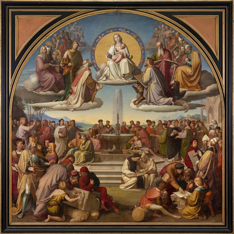 Johann Friedrich Overbeck - The Triumph of Religion in the Arts