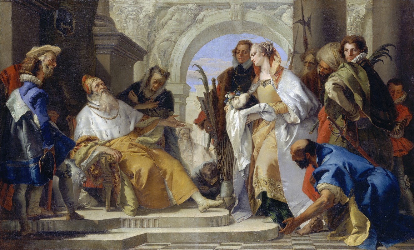 Giovanni Battista Tiepolo - The Patron Saints of the Crotta Family