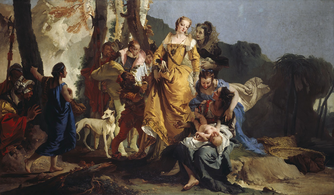 Giovanni Battista Tiepolo - The Finding Of Moses