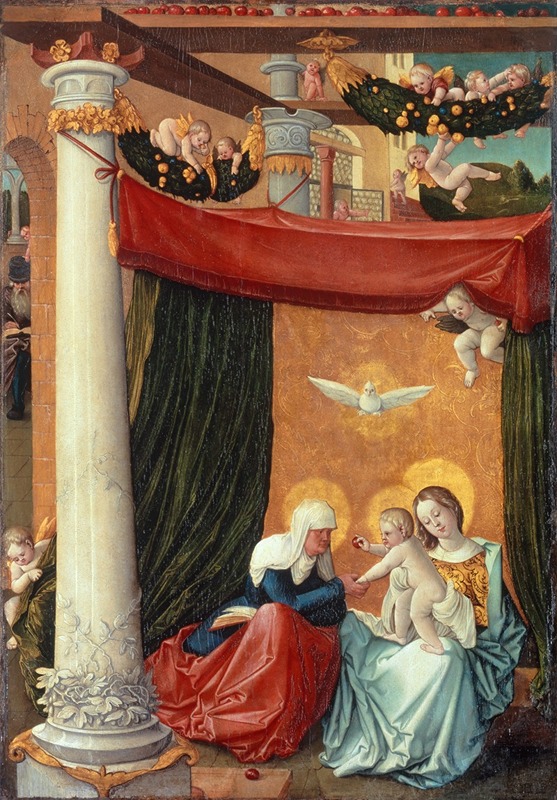 Hans Baldung - Virgin with Child and Saint Anne