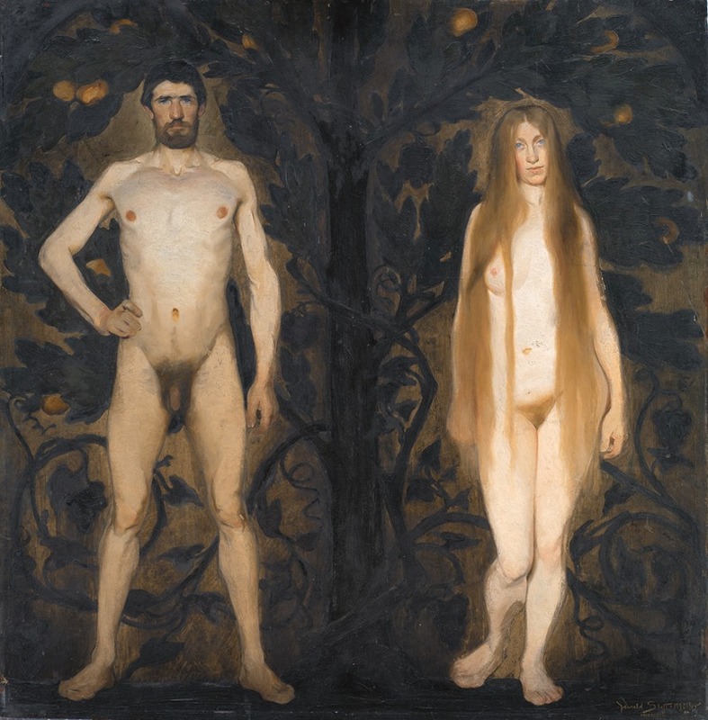 Harald Slott-Møller - Adam and Eve
