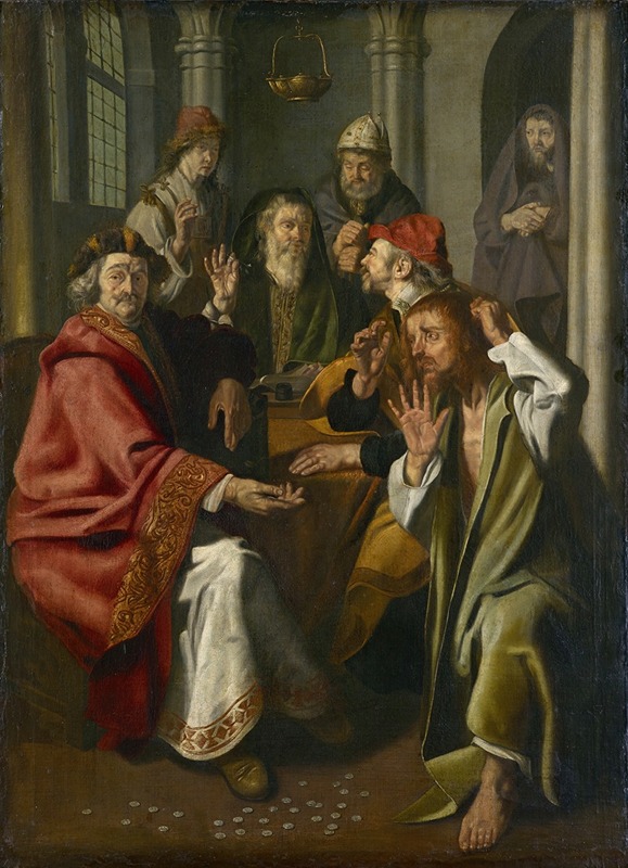 Jan Woutersz. - Judas Returning the Pieces of Silver
