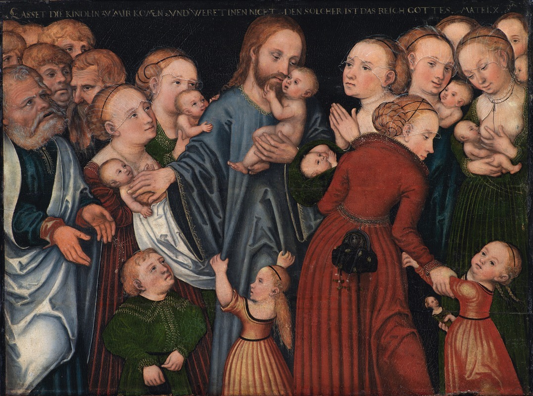 Lucas Cranach the Elder - Christ Blessing the Children