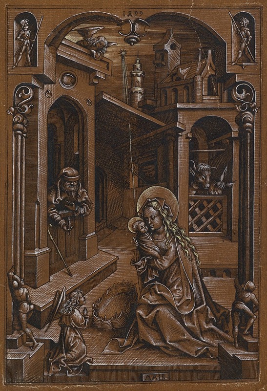 Mair von Landshut - Die Geburt Christi